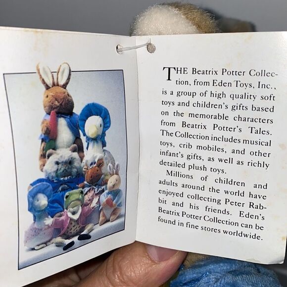 Vintage 1994 Eden Plush Premier Peter Rabbit Collectible Style 30550 - Picture 8 of 9